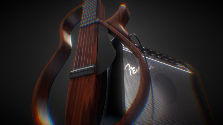 Yamaha guitar & Fender amp