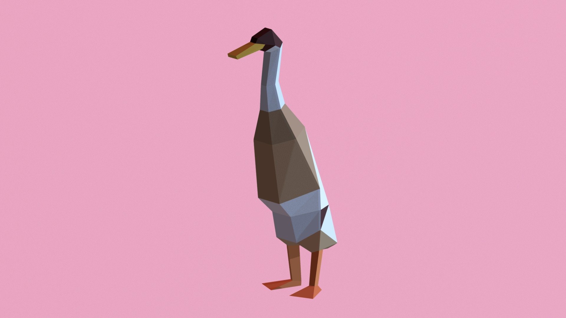 Runner Duck Male MedievalFantasyAssets Download Free 3D model by