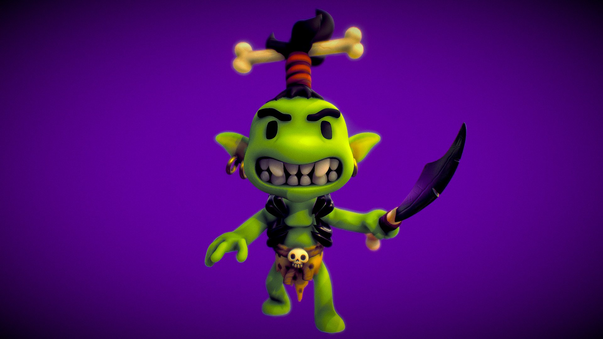 Wild Goblin - 3D model by IgorSan [3e3cc8b] - Sketchfab