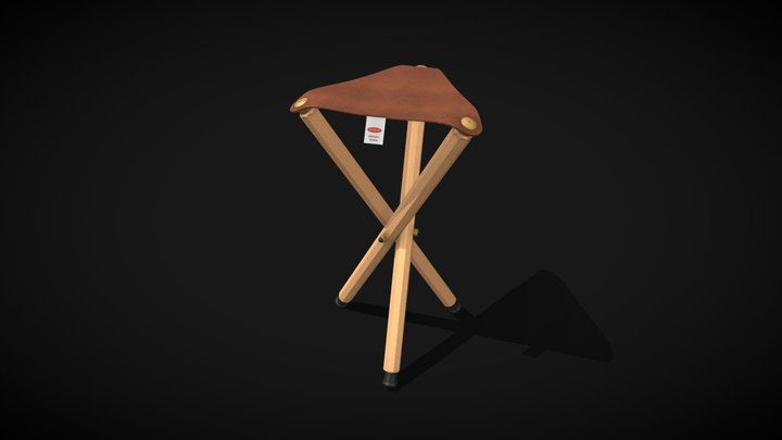 MABEF folding stool M/39 3D Model