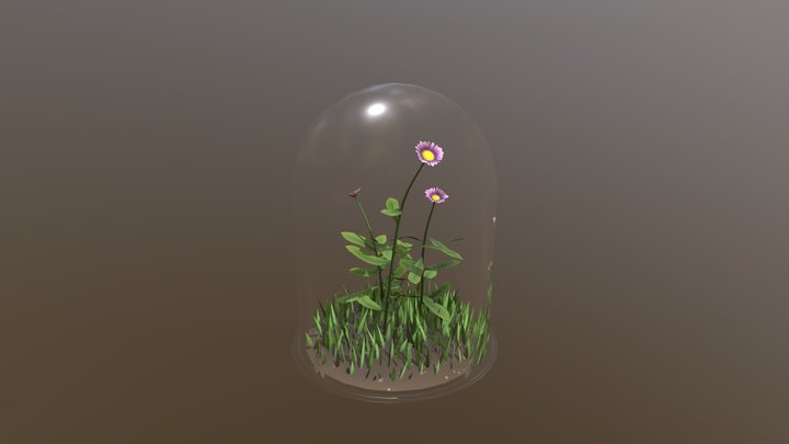 flower A_01033_dome 3D Model