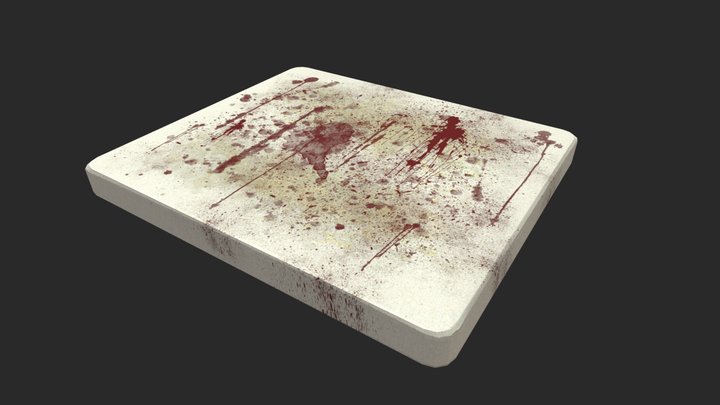 Old Stained Mattress 3D Model