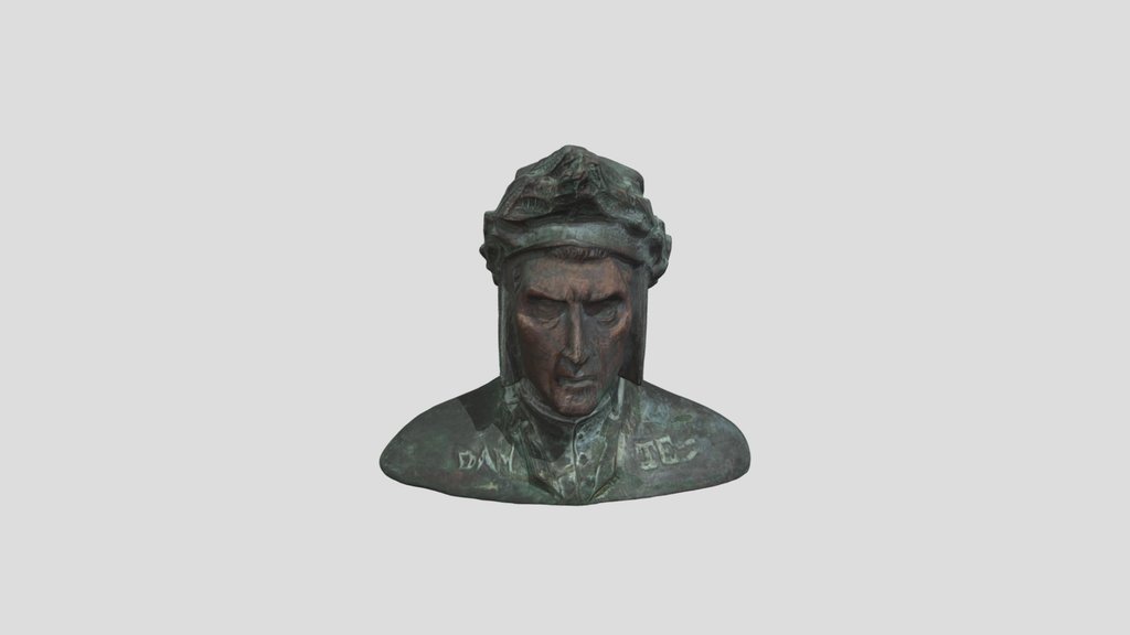 Bronze Statuette Dante Alighieri