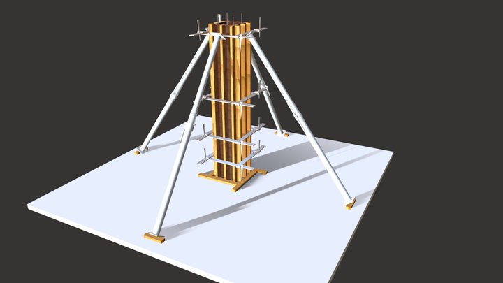 Formwork for column 3D Model