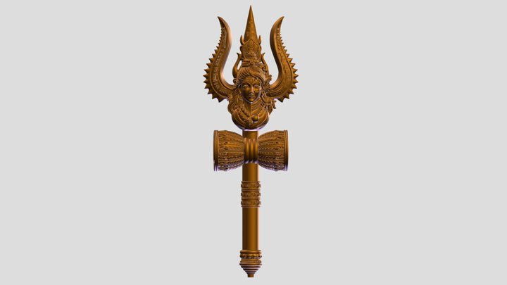 Ardhanarishwar 3D Model