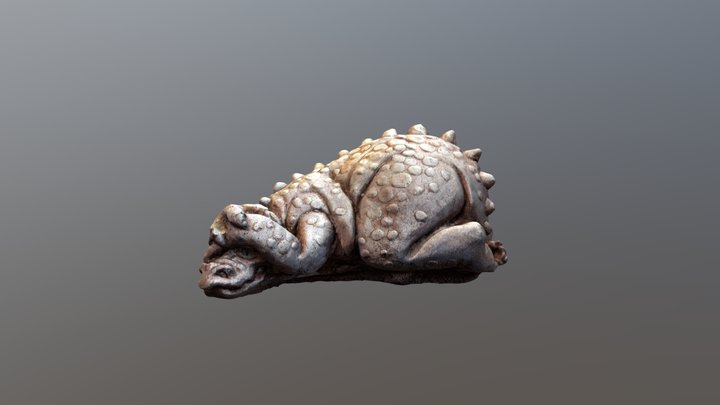 Dragon Statue Photogrammetry 3D Model