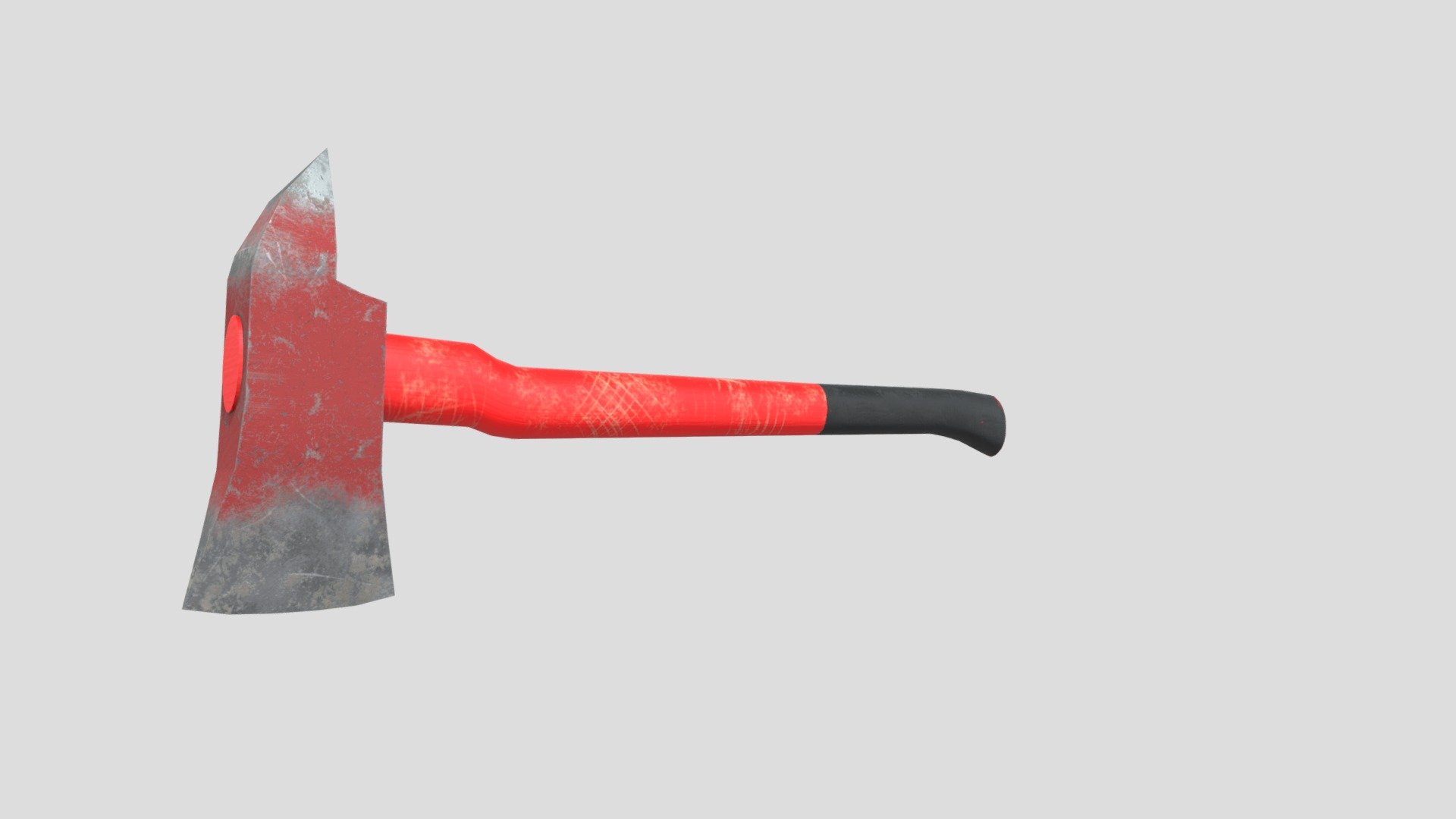 worn axe