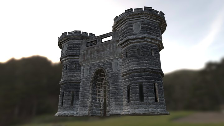 Castle Gates 3D Model