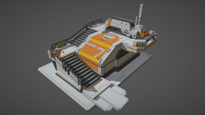 Halo Building (Original concept by Albert Ng) 3D Model