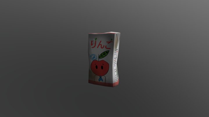 Used Juice Box 3D Model
