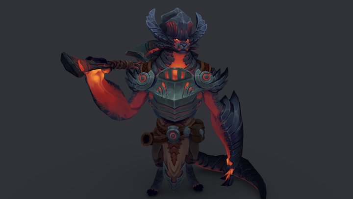 Grimdrall 3D Model
