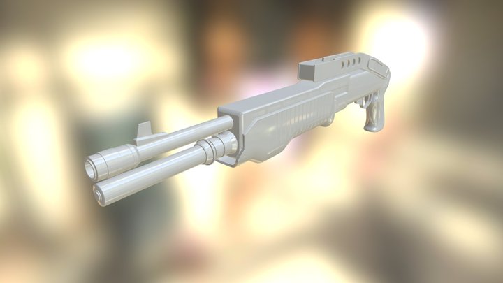 Shotgun 3D Model