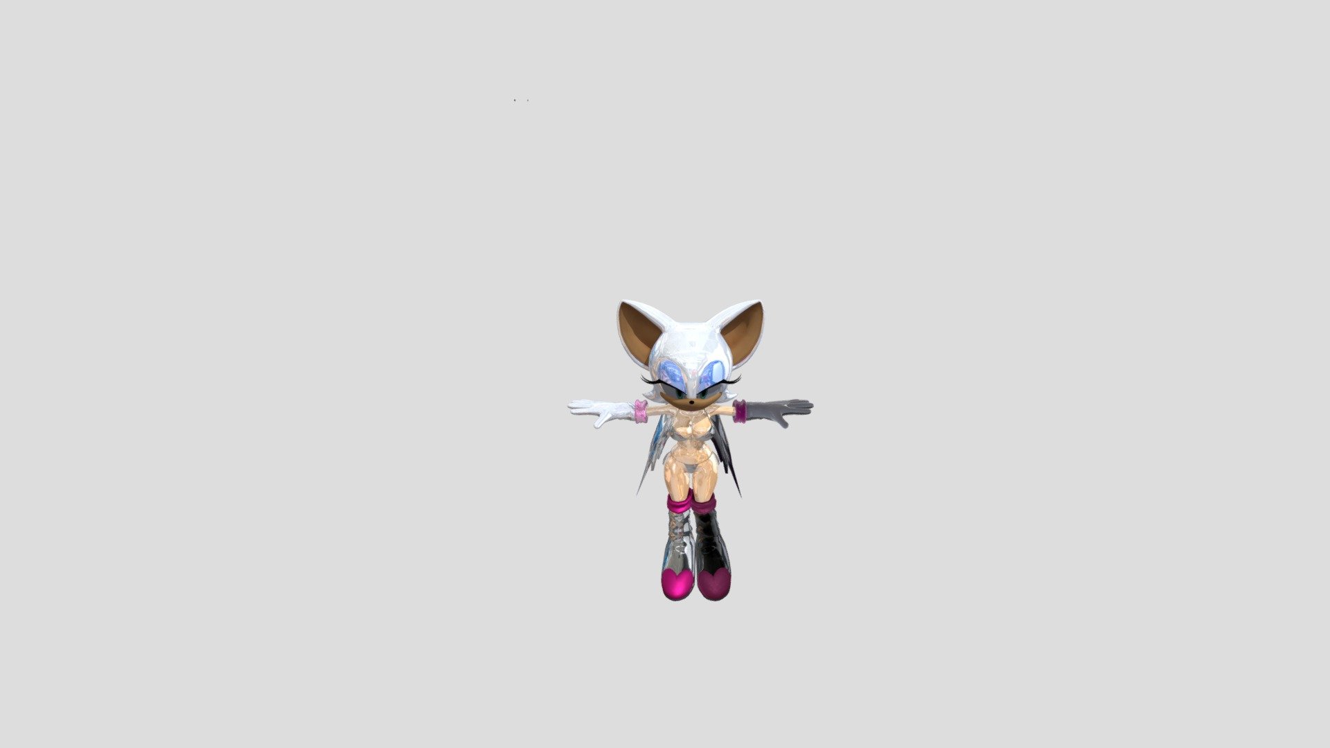 Rouge Swimsuit - Download Free 3D model by Darren diego ...