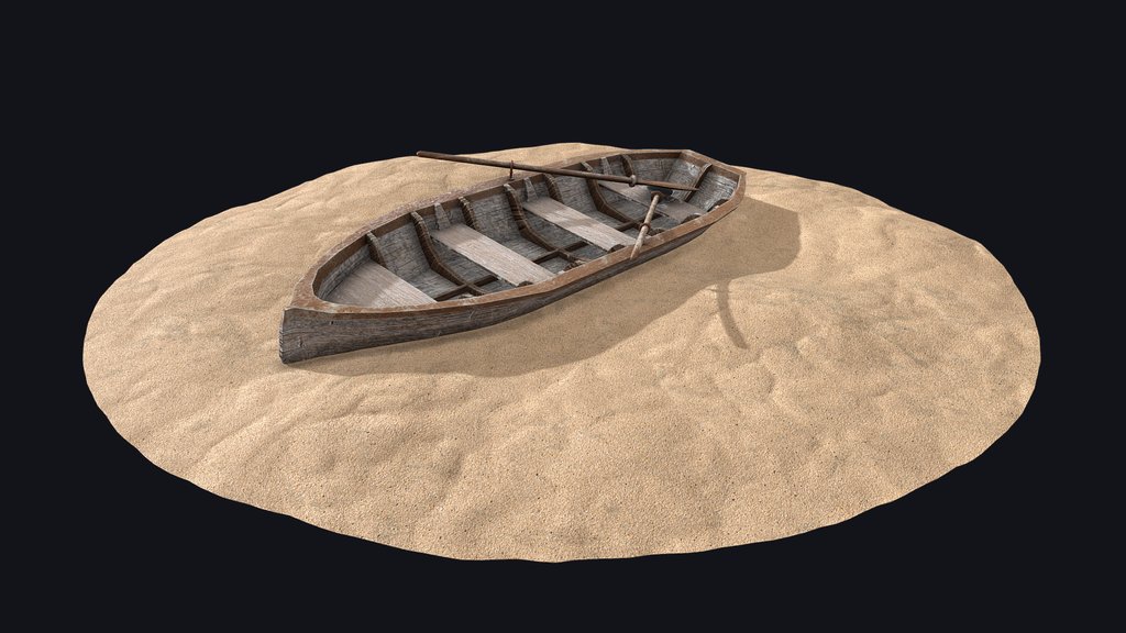 Old rowboat