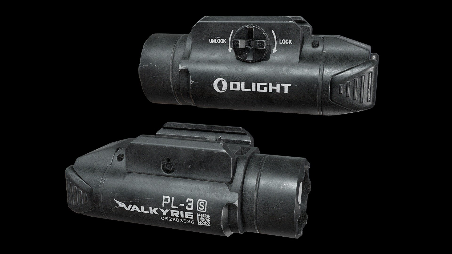 Olight Valkyrie PL-3S - 3D model by Andruxa-snajper [3e46956] - Sketchfab