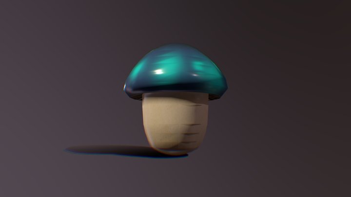 Magic Mushroom 3D Model