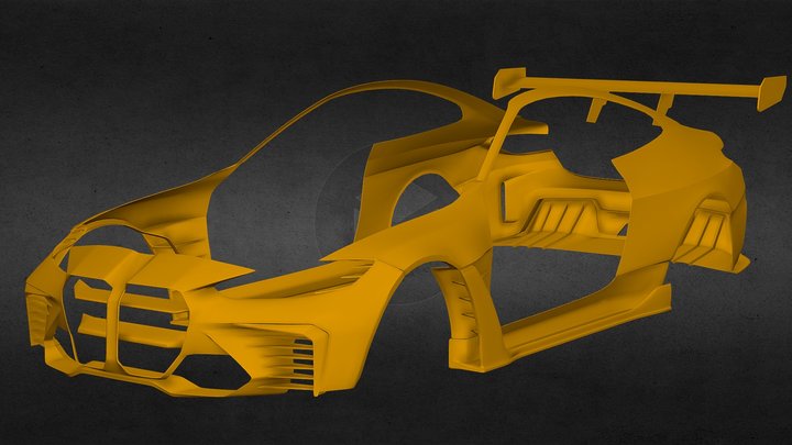BMW m4 Competition Bodykit STL