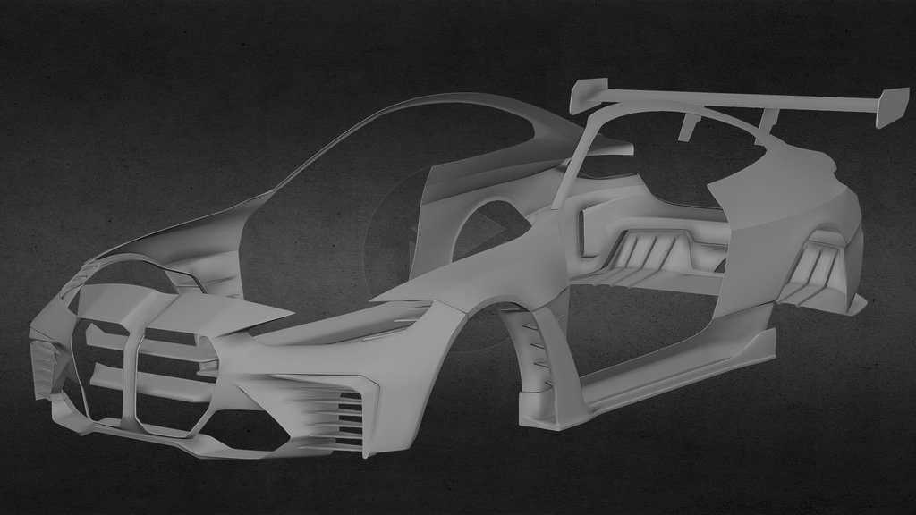 BMW m4 Competition Bodykit STL