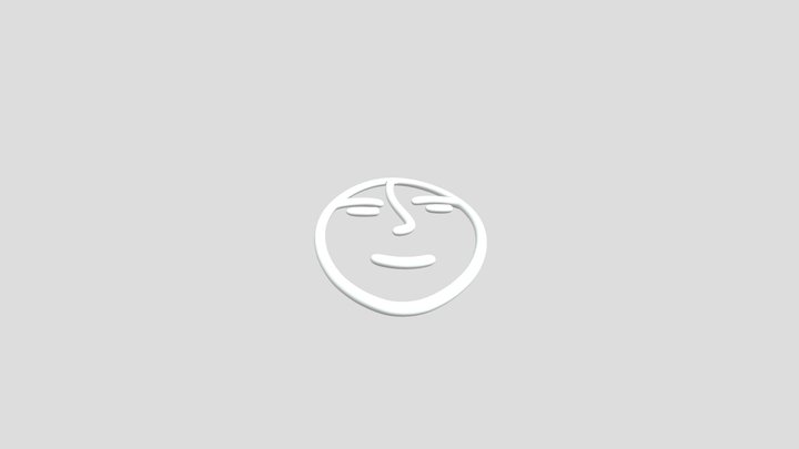 Happy face 3D Model