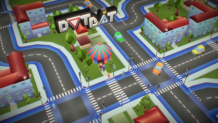 DYTBÅT - Traffic game 3D Model