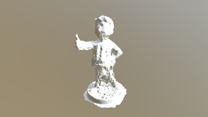 Photogrammetry Bobblehead 3D Model