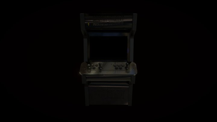 Mortal Kombat Arcade Machine 3D Model