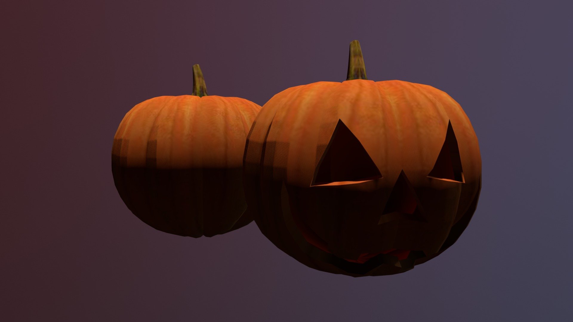 Jack O Lantern low poly - 3D model by Wilczyca [3e4c126] - Sketchfab