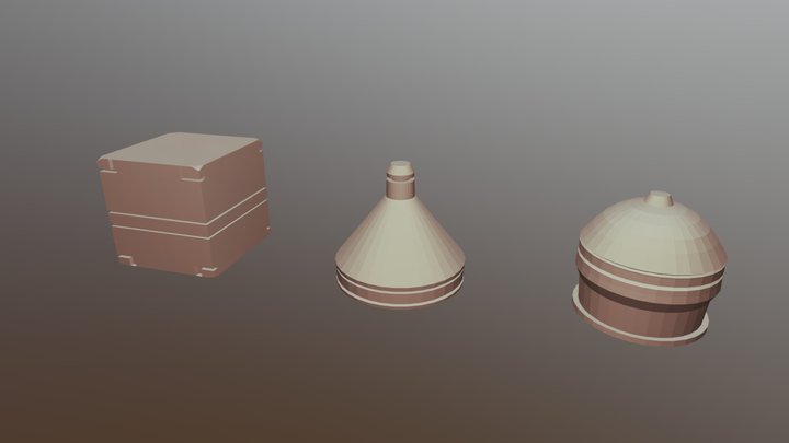 Mesh Modeling Exercise 01 completed 3D Model