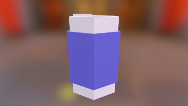 Blue Soda 3D Model