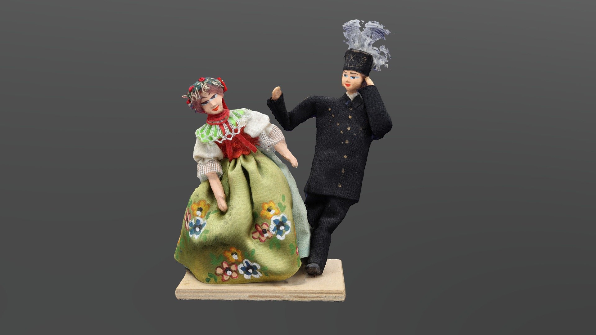 Sculpture of a Dancing Couple