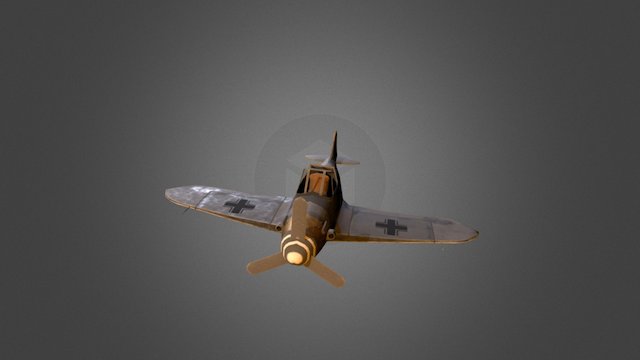 WW2 Plane 3D Model