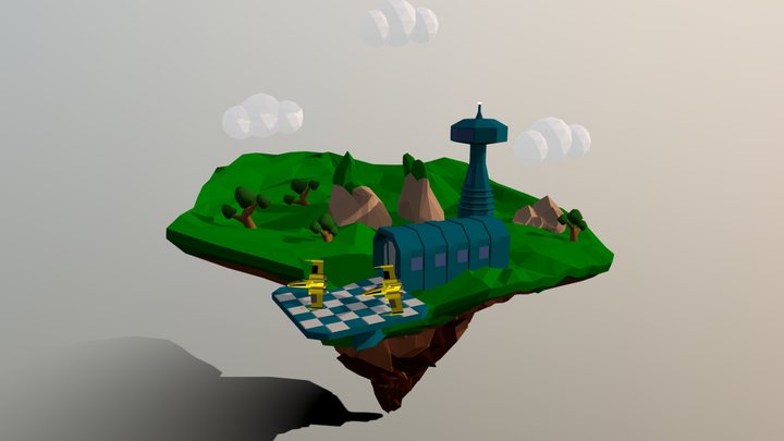 Island 3D Model