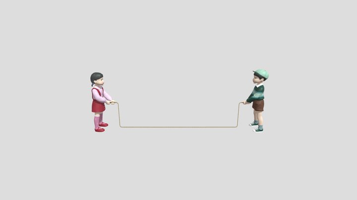 JUMP ROPE FROM SQUID GAME 3D Model