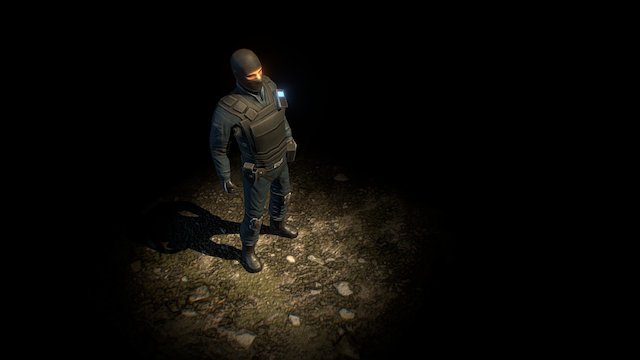 Animation Idle 3D Model