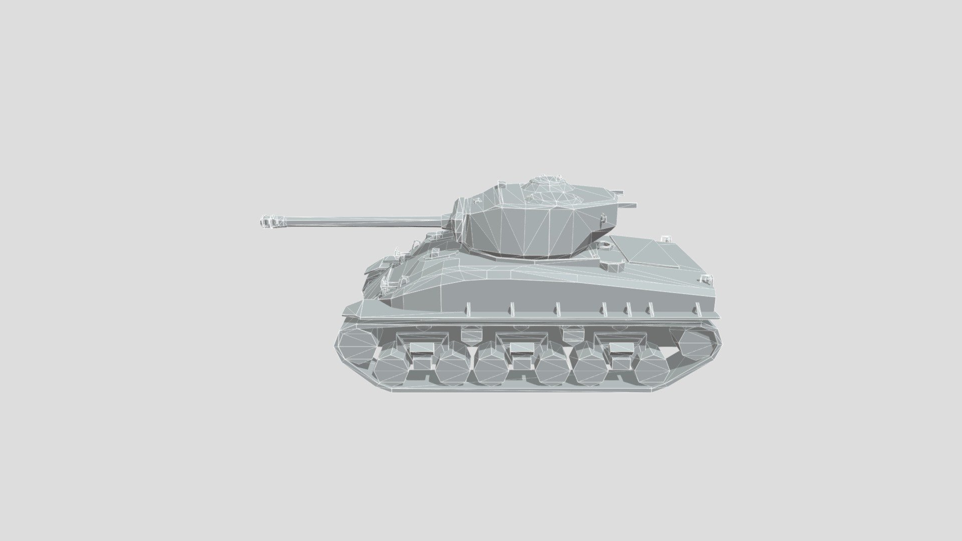Sherman Lowpoly