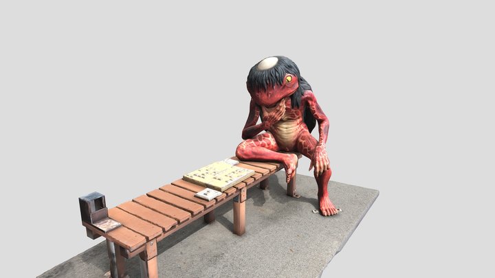 Japanese monster KAPPA:Gajiro 3D Model