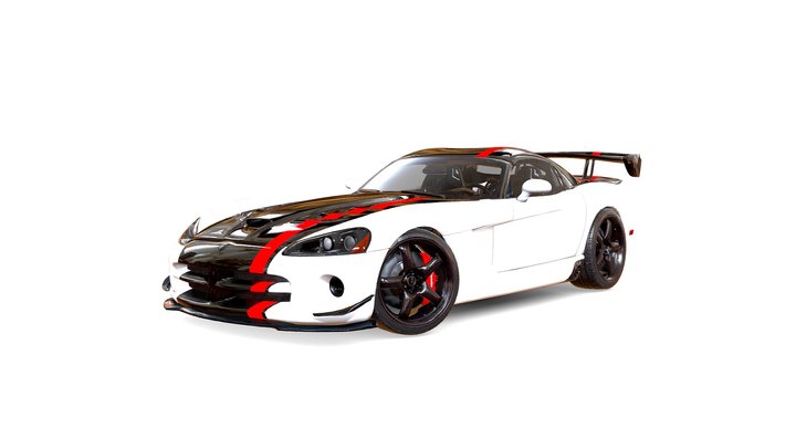 Dodge Viper SRT10 ACR 3D Model