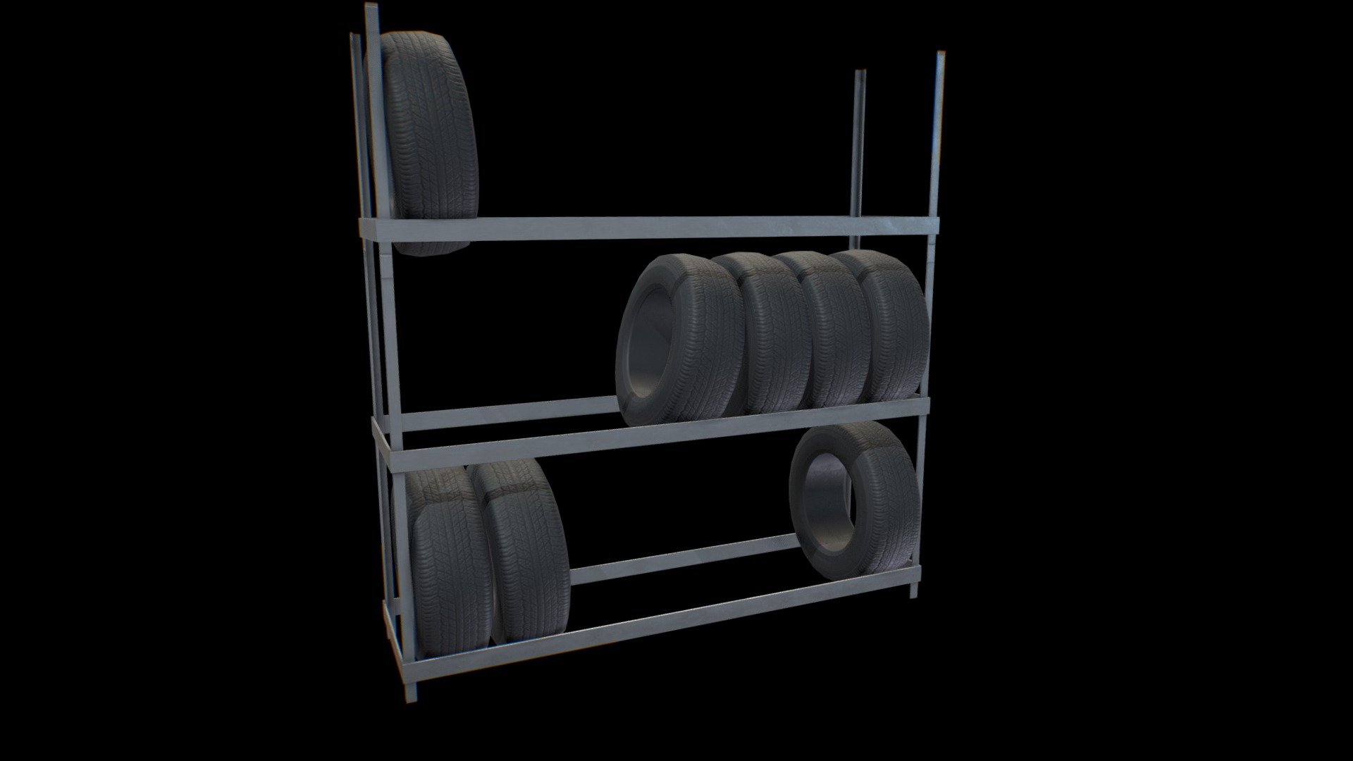 Tire Rack Download Free 3D model by 3ddominator (roughdominator