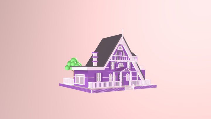 Casa estilo Victoriano 3D Model