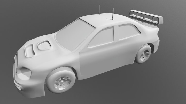 Subaru impreza WRC 2004 3D Model