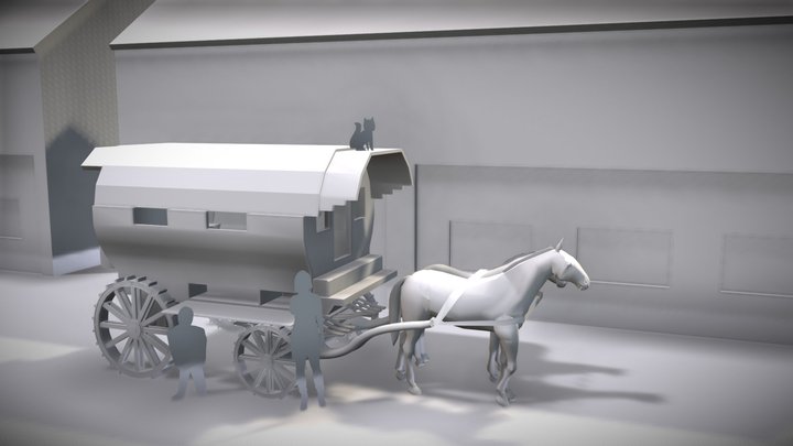 Eldritch Blast Cart 3D Model