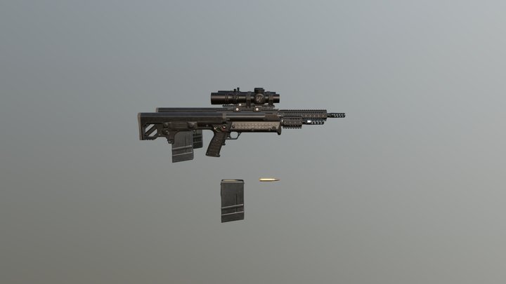 Keltec RFB_Nightforce ATARC 1-8x24 3D Model