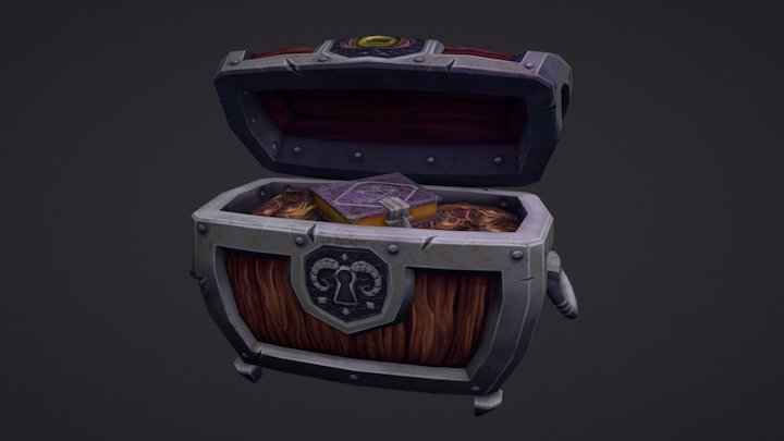 Treasure Chest 3D Model