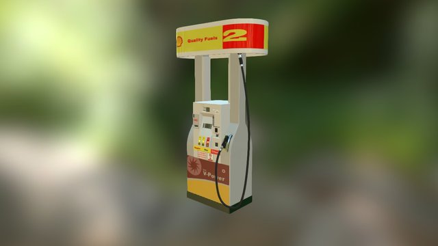 Gas Pump 3D Model