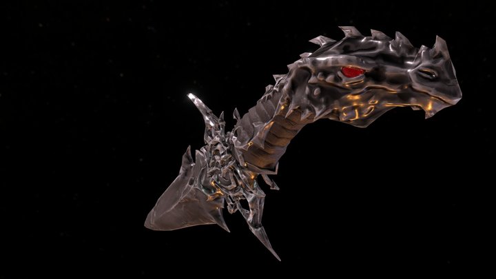 Knife of Evil 3D Model