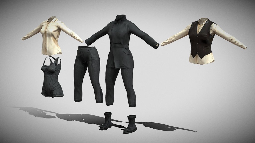 Real Suit For Ray II Retopo
