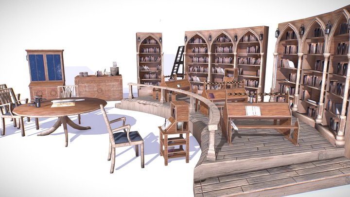 kas begaan Diversiteit Furniture & Home 3D Models - Sketchfab Store