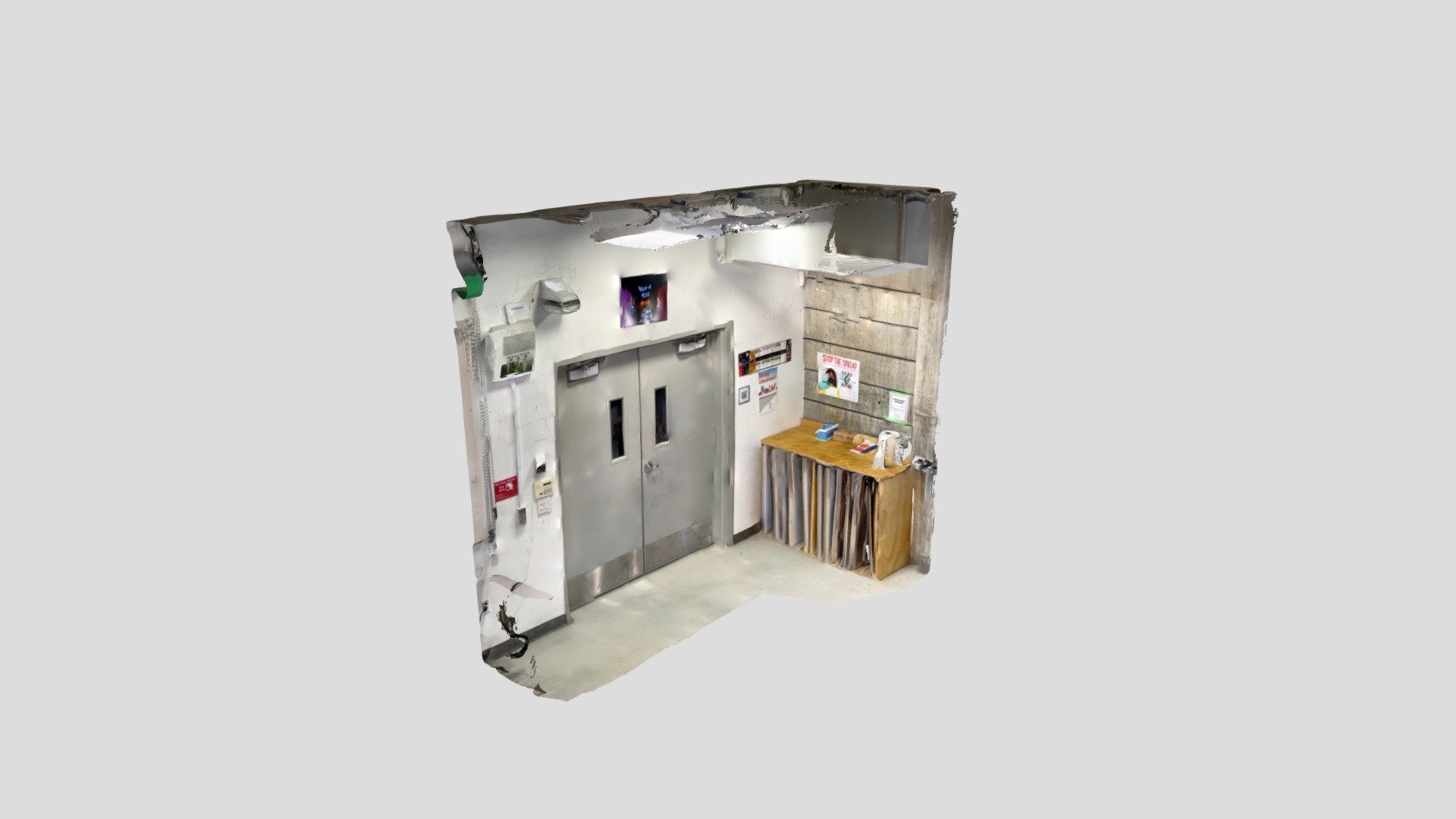 painting to drawing entry way