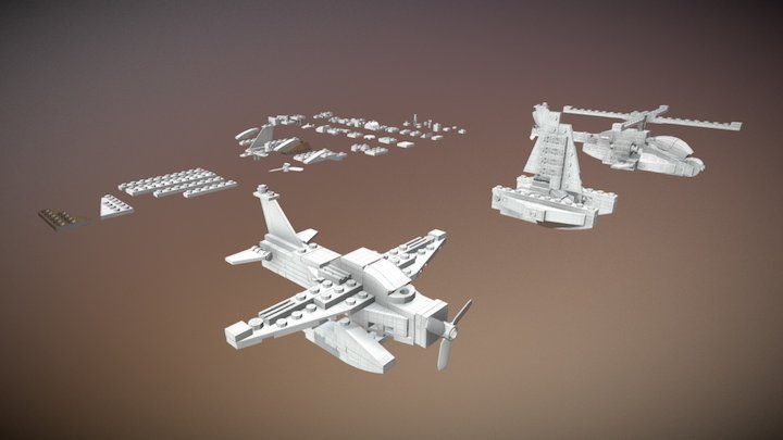 Lego Creators 3in1: Complete set 3D Model
