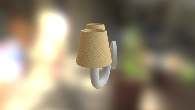 1940s Room - Light Fixture Asset 3D Model